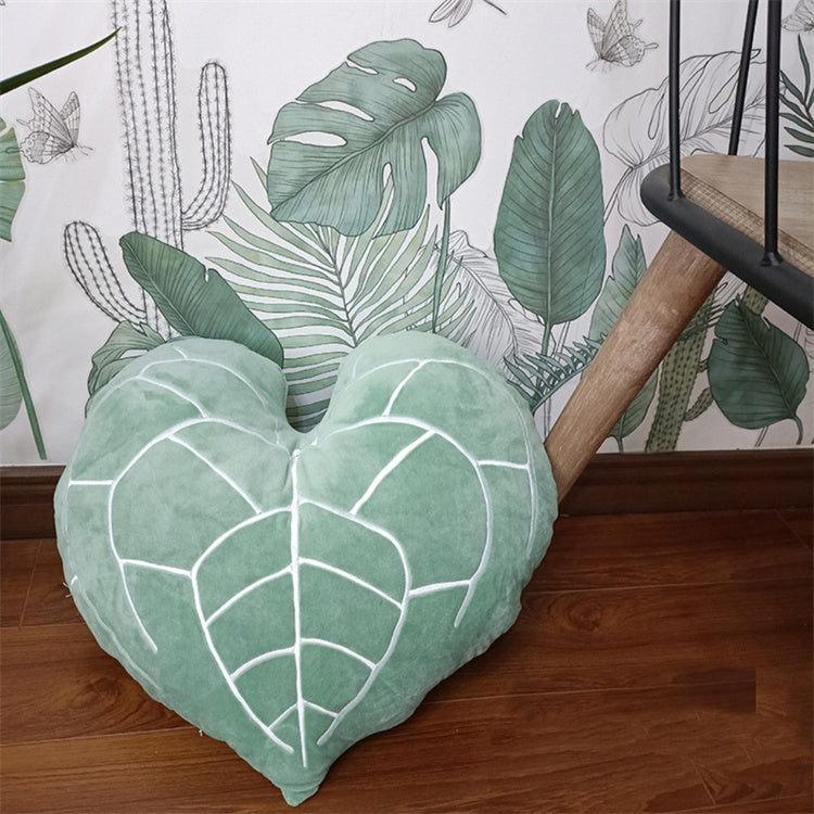 anthurium pillow Philodendron Anthuriums Plant Shaped Pillow – Urban Jungle