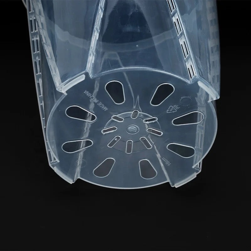 Clear Durable Pots with Many Drainage Holes
