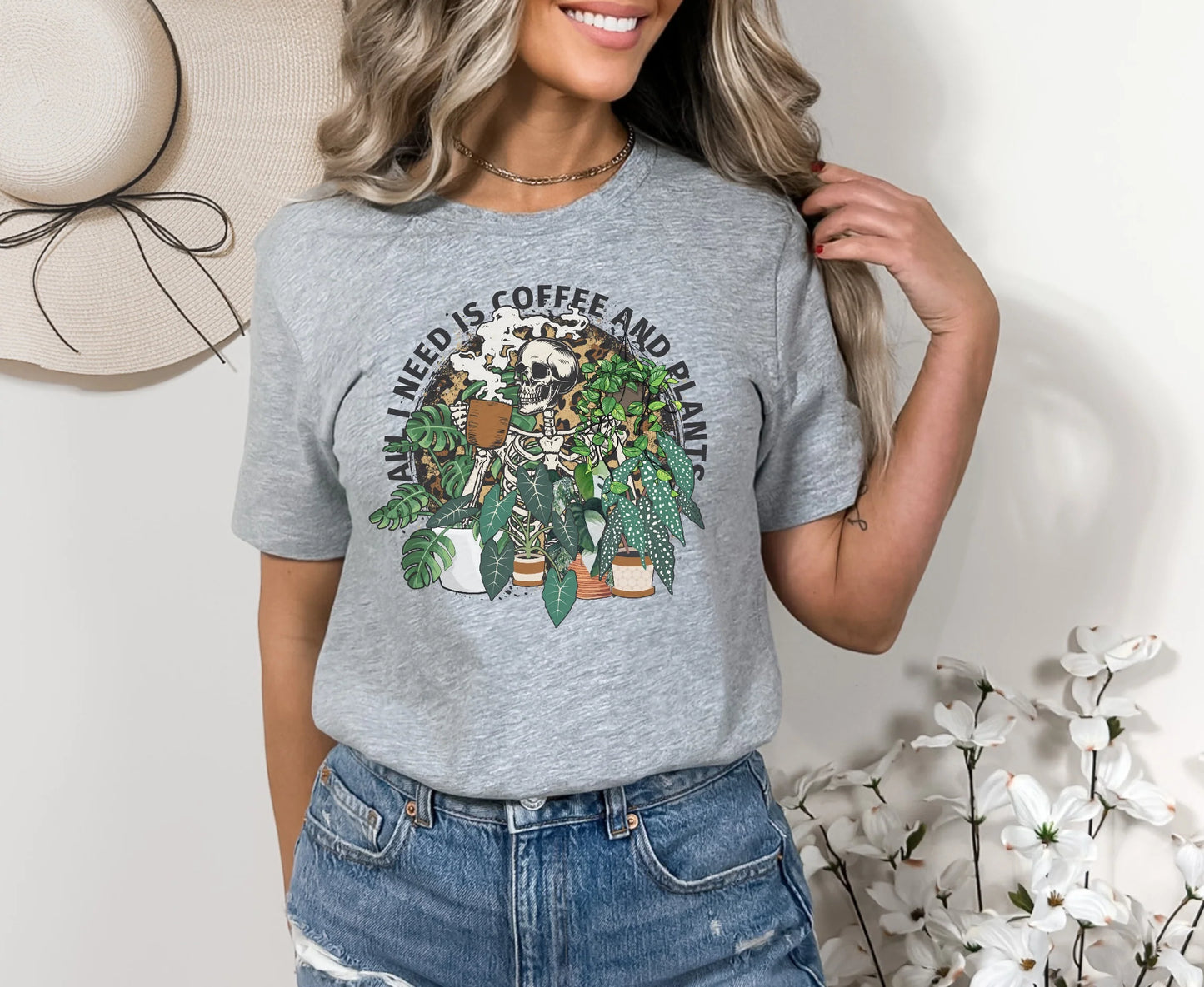 All I Need is Coffee and Plants T-Shirt