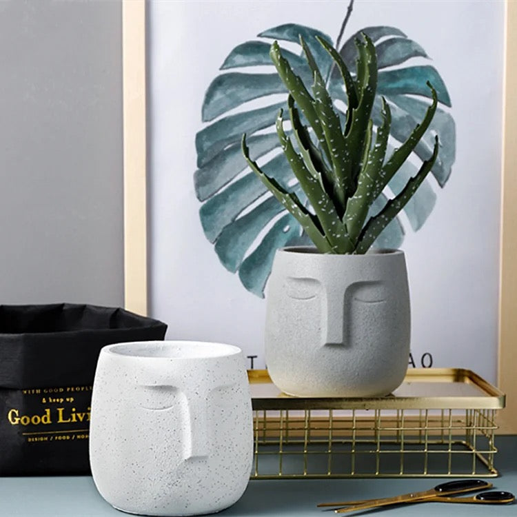 urban jungle plant pots 4.5" Face Pots