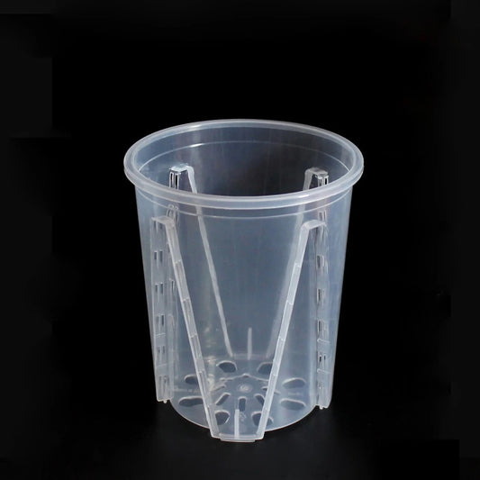 Clear Durable Pots with Many Drainage Holes