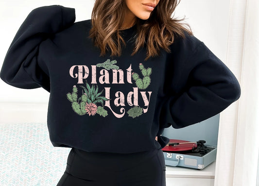 Plant Lady Pullover Hooded Sweatshirt